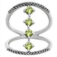 thumbnail image 3 of Natural Peridot 925 Sterling Silver Ring s.8 Jewelry DGR1126_A_8 R-1247, 3 of 7