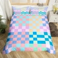 thumbnail image 2 of Erosebridal Geometric Buffalo Duvet Cover,Checkered Grid Bedding Sets,Plaid Room Decorative,Ultra Soft,2 Pieces(No Comforter), 2 of 7
