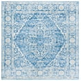thumbnail image 2 of SAFAVIEH Brentwood Adams Oriental Area Rug, Ivory/Navy, 5' x 5' Square, 2 of 12