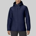 thumbnail image 7 of ChicHaven Waterproof Rain Jacket for Women Packable Rain Slicker Raincoats Women's Windbreaker for Spring Fall Dark Blue S, 7 of 7