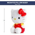 thumbnail image 2 of Sanrio Hello Kitty Fuzzy Red Dress 2.5 lb Weighted Plush Pillow Buddy, 2 of 5