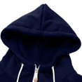 thumbnail image 4 of Evdexr Mens Zip Up Hoodie Long Sleeve Hooded Sweatshirt with Pockets 2026 Winter Trendy Athletic Jacket Slim Fit Lightweight Color Block Hoodies 2XL, 4 of 6