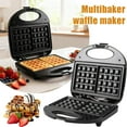 thumbnail image 2 of Waffle Maker,Waffle Baking Machine,Non-Stick Rotatable Waffl-e Baker Machine,110V Dual Waffl-e Machines for Double Baking, Stainless Steel Waffle Maker for Restaurant, 2 of 8