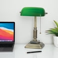 thumbnail image 6 of V-Light 14.75 inch Bronze LED Bankers Lamp with Green Shade, 6 of 6