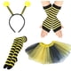 thumbnail image 5 of SAILING Conjunto de disfraz de abeja con orejas de abeja, diadema, manga, tutú, gafas, calcetines para niños y adultos, 5 of 5