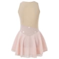 thumbnail image 2 of YUUMIN Girls Kids Sleeveless Skating Dance Dress Child Rhinestone Patchwork Stage Competition Fancy Pink 16, 2 of 7