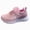 L101-Pink, variant on Kids Youth Athletic Sneakers for Boys & Girls, Running Mesh Running Shoes with Flexible Cushion Sole, Lace-Up/Bungee Comfort Trainers for School & Play(L101-White,8)
