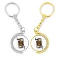 thumbnail image 1 of Patron de juego naipes fichas utensilios Anillo de oro de metal llavero llavero, 1 of 4