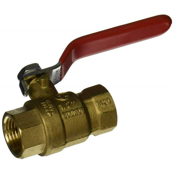 Homewerks Faucet 201512 Gas Ball Valve 0.375 in. Ips Brass Walmart