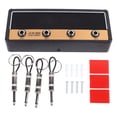 thumbnail image 1 of El soporte para llaves de guitarra incluye 4 llaveros con enchufe para guitarra y 1 kit de montaje en pared para la oficina del estudio en casa, 1 of 10