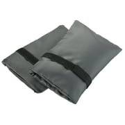 Uxcell 7.9"x5.5" 210D Oxford Fabric Outdoor Water Faucet Cover Socks Protector Gray 2 Pack