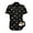 Sushi - Black, variant on Visive Mens Big And Tall Short Sleeve Button Shirt, Printed Banana Shirts