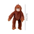 thumbnail image 3 of Orangutan Monkey Stuffed Animal Plush Toys 7.5in Mini Jumbo Plushie Toy Birthday Gifts for Wild Onez Wildlife Animals, 3 of 9