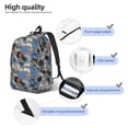 thumbnail image 3 of Rocae Video Game for Durable Canvas Backpack Leisure Large Bag Travel Rucksack Multi-function Backpack Medium, 3 of 8