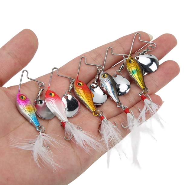 Lot De 5 Leurres De Pêche Mouche – Appâts Sauterelle Réalistes, Hameçons Solides, Pour Eau Douce Et Salée