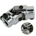 thumbnail image 2 of ECCPP 3/4" DD X 3/4-30 Spline Universal Steering U-Joints Chrome 35 Degree, 2 of 5