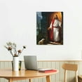 thumbnail image 2 of Nawypu Jesus Christ Knocking at The Door Canvas Wall Art Print Poster Picture Modern Office Home Room Decor, 2 of 4