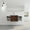 California Walnut, variant on 48-Inch Bathroom Vanity with Soft-Close Doors & Integrated Resin Sink - 24" & 12" Space-Saving Cabinet Combo with 2 Storage Shelves and Easy Assembly KD Design