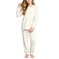 thumbnail image 5 of BXJX Girls Outfit Sets, Crew Neck 2 PC Long Sleeve Casual Pullover Tops and Pants Sets Khaki Size 0-1 T, 5 of 7