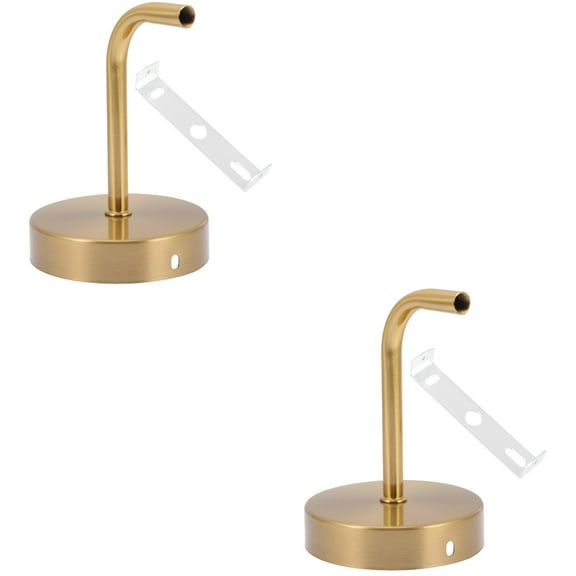 2 Sets Wall Lamp Accessories Light Support Holder Flexible Bracket Screw Home Pole Stand