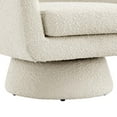 thumbnail image 6 of Modway Astral Upholstered Modern Boucle Fabric Swivel Chair in Ivory, 6 of 9