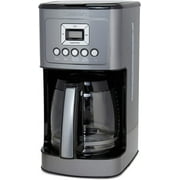 ماكينة صنع القهوة بالتنقيط Cuisinart Gunmetal القابلة للبرمجة بسعة 14 كوبًا