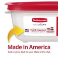 thumbnail image 4 of Rubbermaid 14.99-Cup EasyStore Rectangle Container, Food Storage Container, Food Storage Container with Lids, 4 of 7
