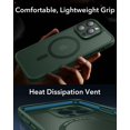 thumbnail image 5 of Funda de teléfono ESR para iPhone 14 Pro Max, color verde mate translúcido, 5 of 5