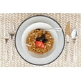 thumbnail image 6 of 10 Strawberry Street Simply Coupe 16-Piece Ceramic Dinnerware Set, Black, 6 of 9