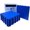 Blue, variant on 15 Green Tiles - High Durability Colored Flooring Tiles - Interlocking Versatile Training Surface - Roller Skate Derby Indoor&Outdoor, Dance Floor Tiles, Basketball Tiles, Sports Floor