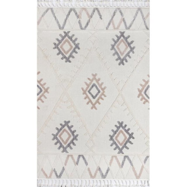 Momeni ODESSODE-4IVY2380 2 ft. 3 in. x 8 ft. Odess-4 Runner Rug - Ivory
