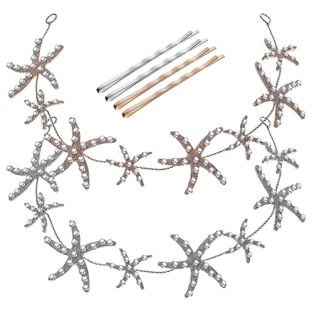 a refined and professional product description based on the title you provided:\n\n \n\n**2pcs Bridal Headbands – Shiny Rhinestone Sea Animal Design –