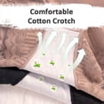 thumbnail image 4 of Bragas moldeadoras de mujer sin costuras de cintura alta que levantan la cadera, bragas moldeadoras de encaje de seda de hielo, ropa interior delgada, pantalones moldeadores de control de abdomen, 4 of 5