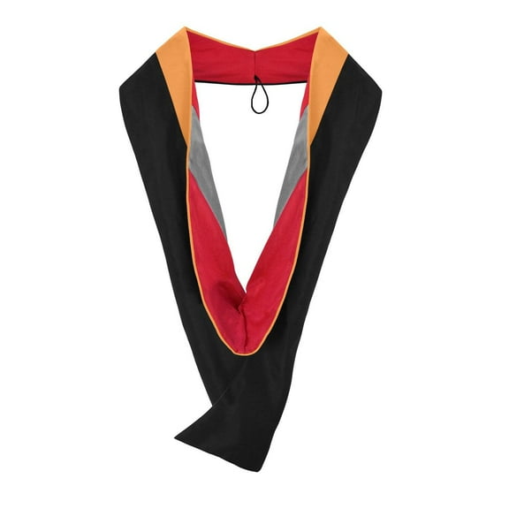 Endea Graduation Masters Hood For Engineering, Civil Engineering - Orange/Red/Gray