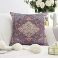 thumbnail image 3 of Intricate Design Set of 2 - 18x18 Retro Floral Mandala Compass Medallion Boho Throw Pillow Covers., 3 of 7