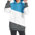thumbnail image 5 of Odeerbi Kids Boys Girls Hoodies Color Block Pullover Hooded Sweatshirts Oversized Crewneck Hooded Sweatshirt Kids Fashion Long Sleeve Pullover Tops 4-14 Years Sky Blue, 5 of 6