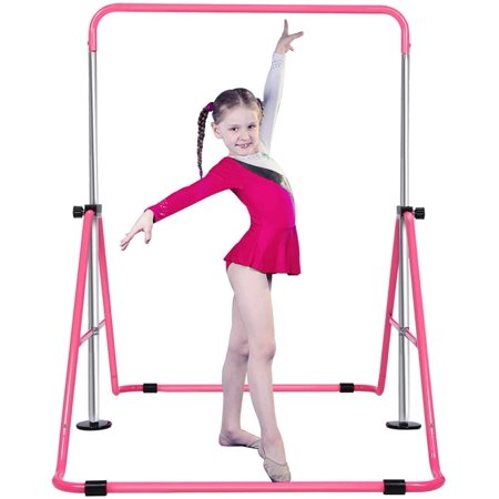 Feisi Sport Gymnastics Bar for Kids for Home Training Adjustable Height Horizontal Bar