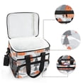 thumbnail image 6 of FORMRS Insulated Cooler Bag 24 Cans Capacity Soft Leakproof Lunch Box with Side Pockets, Gray Snow Houses, 6 of 7
