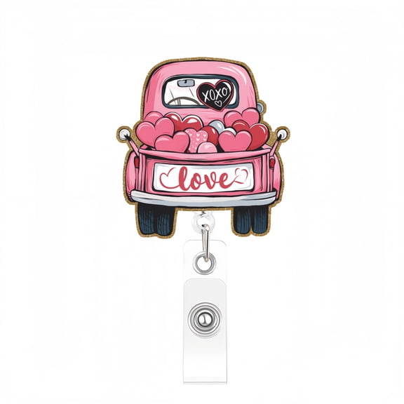 Funny Nurse Badge Reel,Cute Work Holder with Retractable Clip,Pediatric Badge Buddy,Nursing Student RN LPN CNA MA Medical Worker Teacher Doctor ID Name Badge Clip Accessories Valentines Day Gifts