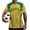Brazil Art Paint, variant on Canada Flag Men Athletic Shirts Football Jersey Quick Dry Breathable Short Sleeve Soccer Tops Moisture Wicking Football Training Shirts for Men & Youth S-4XL