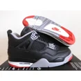 thumbnail image 1 of Ni - ke Ni - ke Air Jordan 4 Retro Bred Reimagined Black-F Red-Cement Sz 7.5 [FV5029-006], 1 of 5