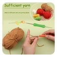 thumbnail image 2 of Crochet Kit for Beginners, 6 Pcs Crochet Potted Flowers Kit (Red), Complete Crochet Kit for, 2 of 6
