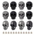 thumbnail image 1 of 12Pcs Skull Studs for Leather, Skull  Back Rivets, Punk Skull Head Stud Rivet, Metal Skull Decorative Buckle Studs, 1 of 6