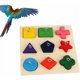 thumbnail image 5 of CHAO Juguetes educativos para loros, juguetes educativos, comedero para pájaros, juguetes de madera, hámster, jerbo, loro, periquito, bloque de juguete, Color aleatorio, 5 of 5