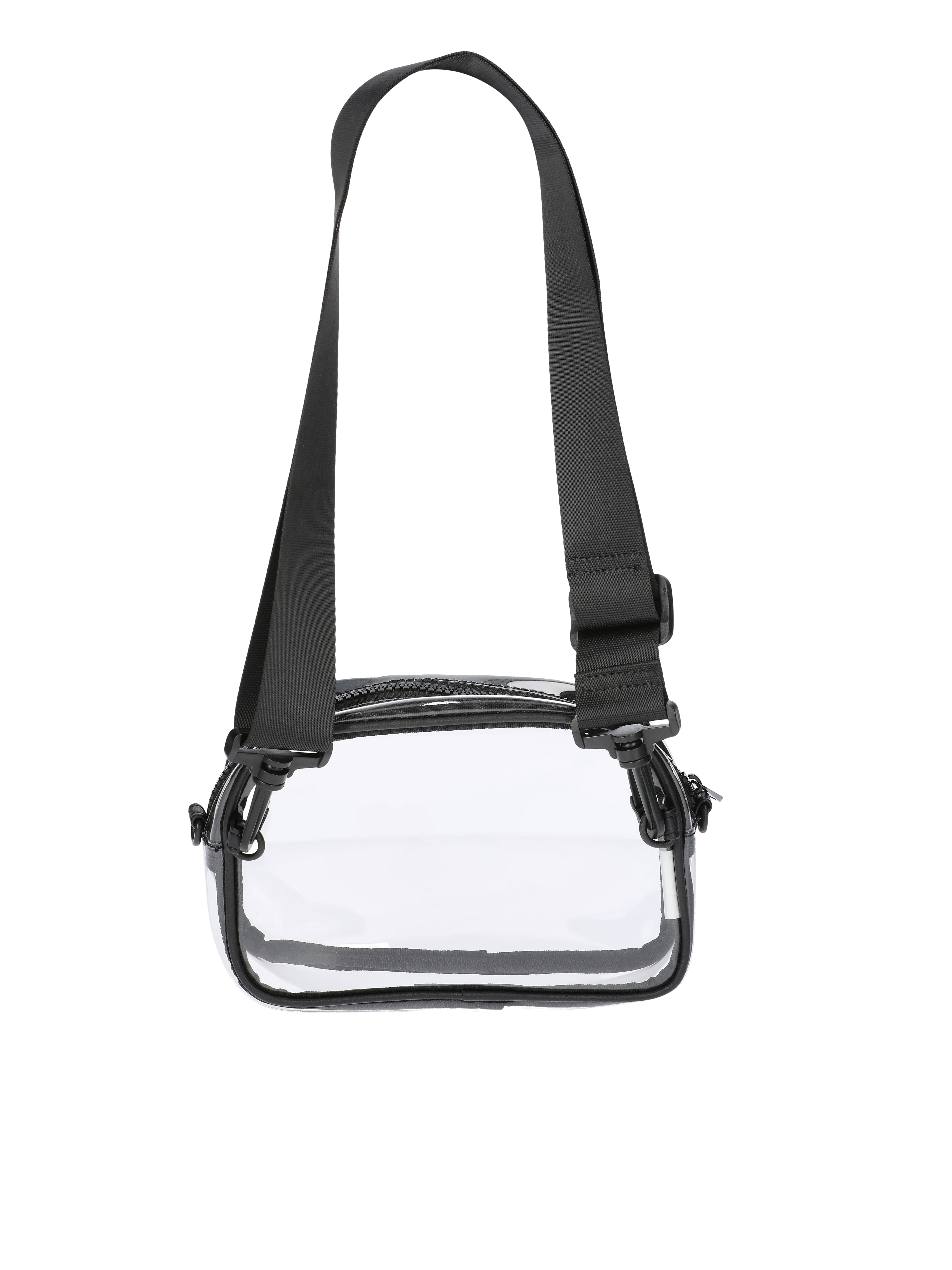 No Boundaries Women's Hands Free Belt Bag, Clear