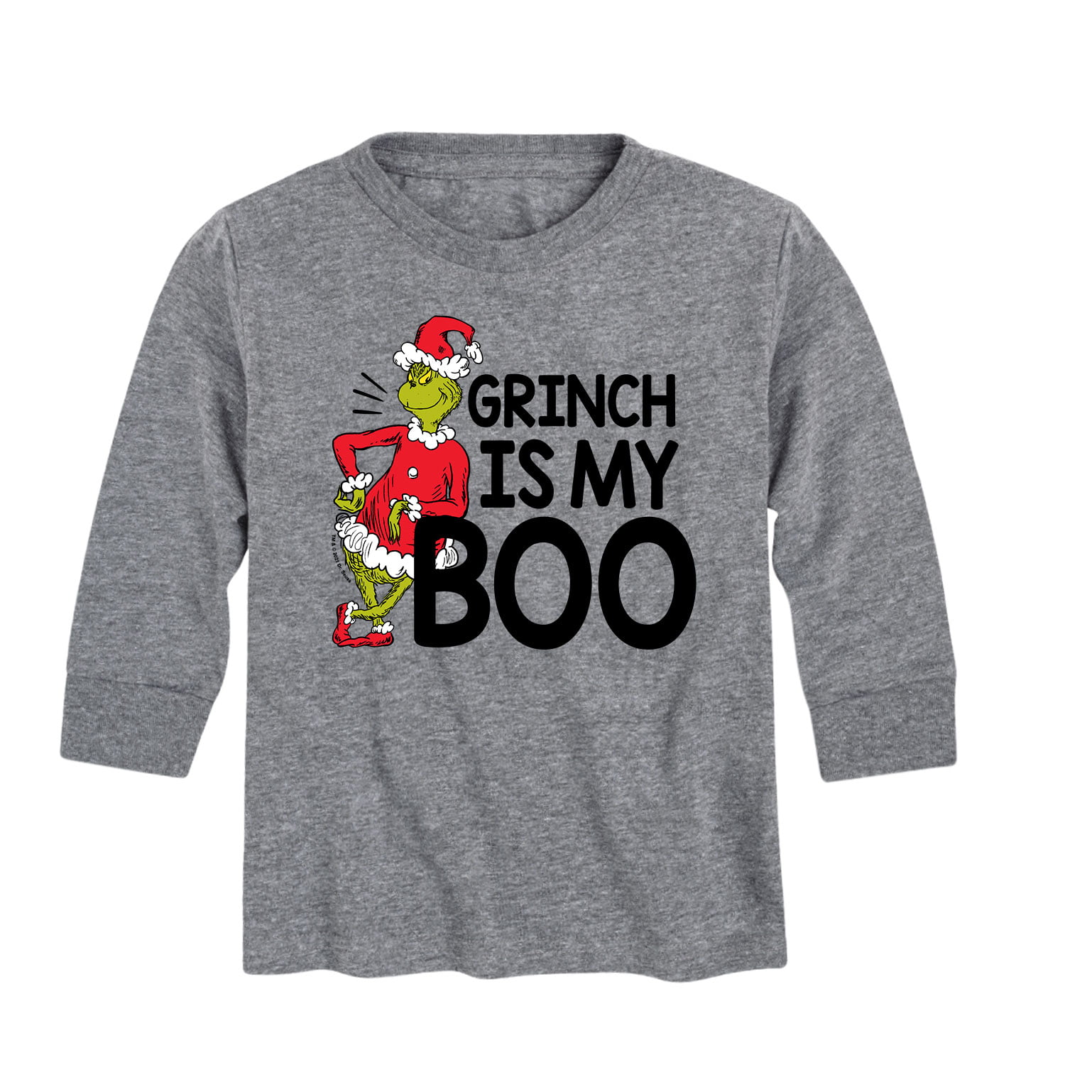 Dr Seuss Grinch Face Youth T-Shirt 