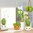 thumbnail image 5 of Crochet Kit for Beginners, Boriyuan Cactus Crochet Starter Set, DIY Hanging Potted Plants Knitting Supplies for Adults, 5 of 8