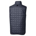 thumbnail image 3 of Men's Cutter & Buck Navy Seattle Seahawks Rainier PrimaLoft Eco Insulated Full-Zip Puffer Vest, 3 of 3