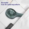 thumbnail image 5 of Matoen Portable Handheld Fan, Portable Fan Rechargeable, 3 Speed Wind, USB Rechargeable Foldable Fan, Quiet Personal Fan, 5 of 7