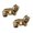 Khaki 2Packs, variant on Brass Frog Figurine Exquisite Decorative Ornament For Home Unique Idea For Nature Lovers And Collectors 2PCS,2.1x3.9 cm,White